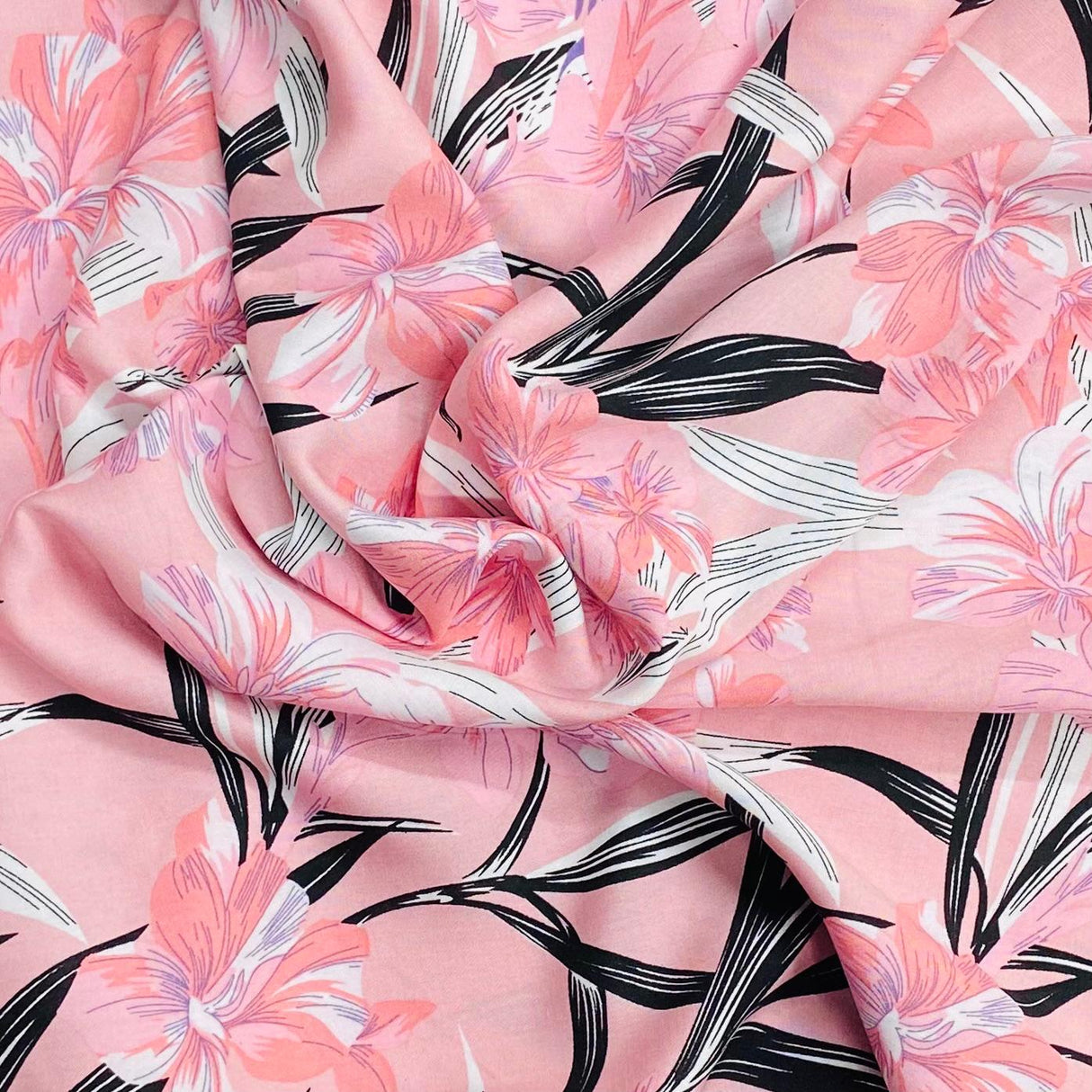 3 Metres, Printed Summer Dressmaking Viscose Fabric - 55" Wide (Viscose 11)