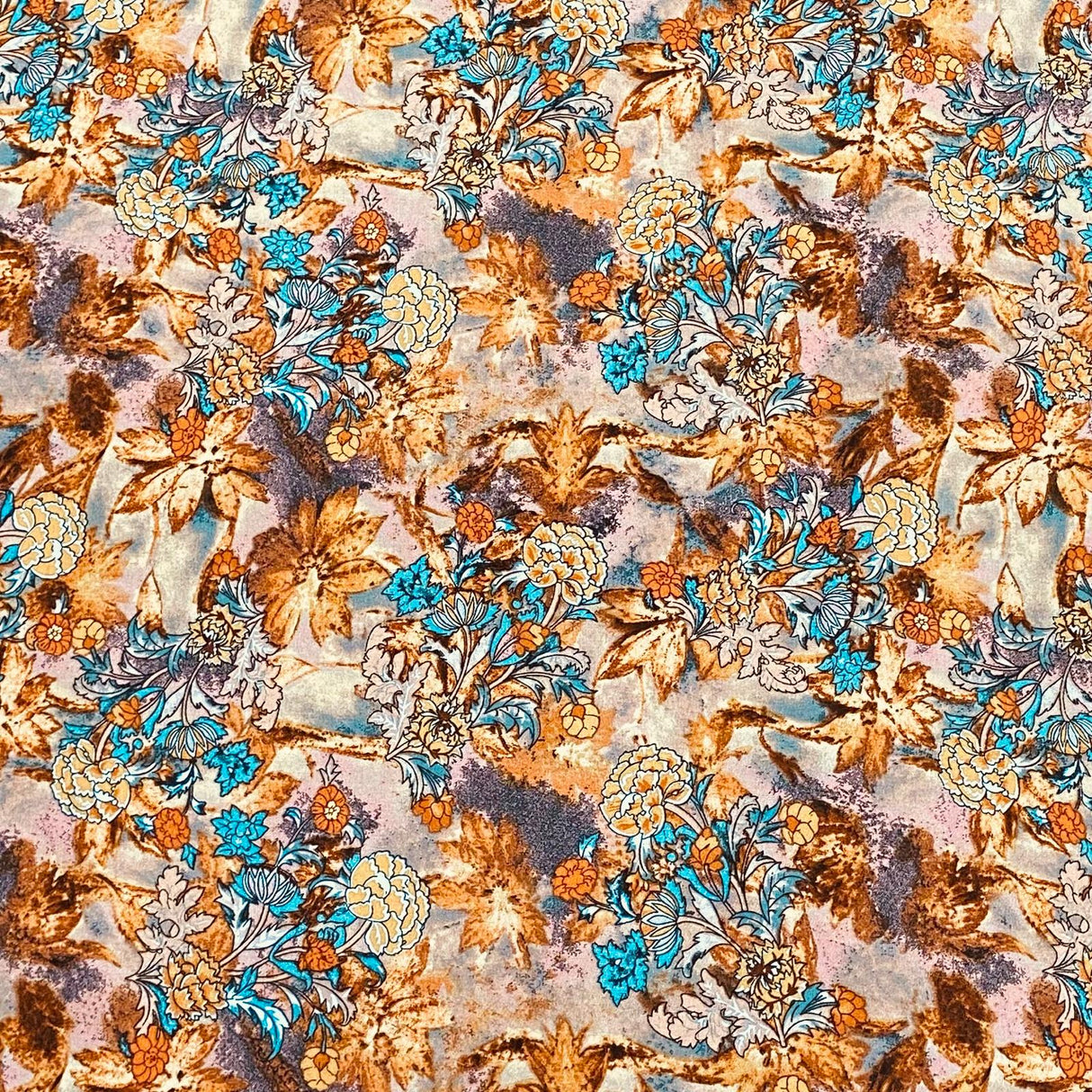 3 Metres, Printed Summer Dressmaking Viscose Fabric - 55" Wide (Viscose 14)