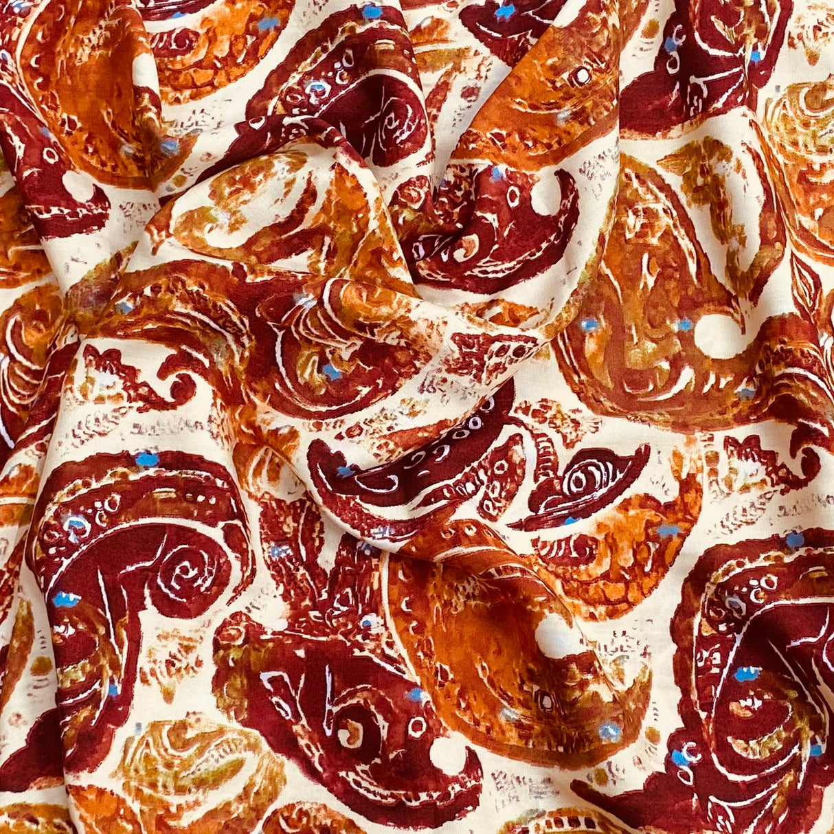 3 Metres, Printed Summer Dressmaking Viscose Fabric - 55" Wide (Viscose 16)