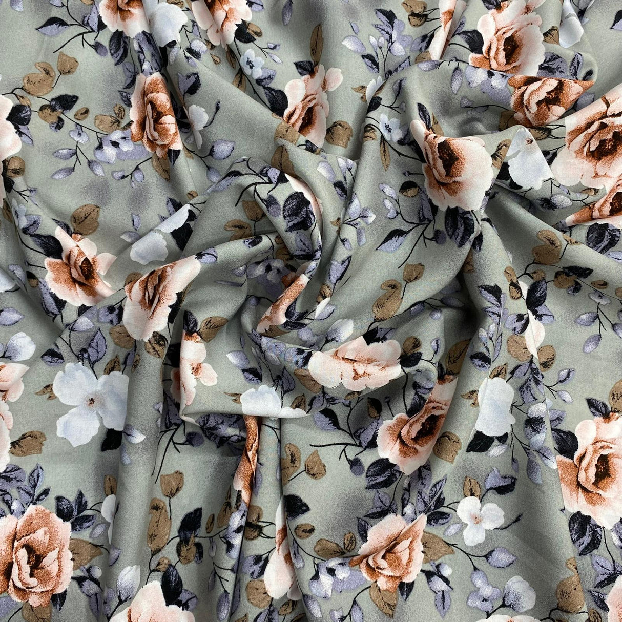3 Metres, Printed Summer Dressmaking Viscose Fabric - 55" Wide (Viscose 20)