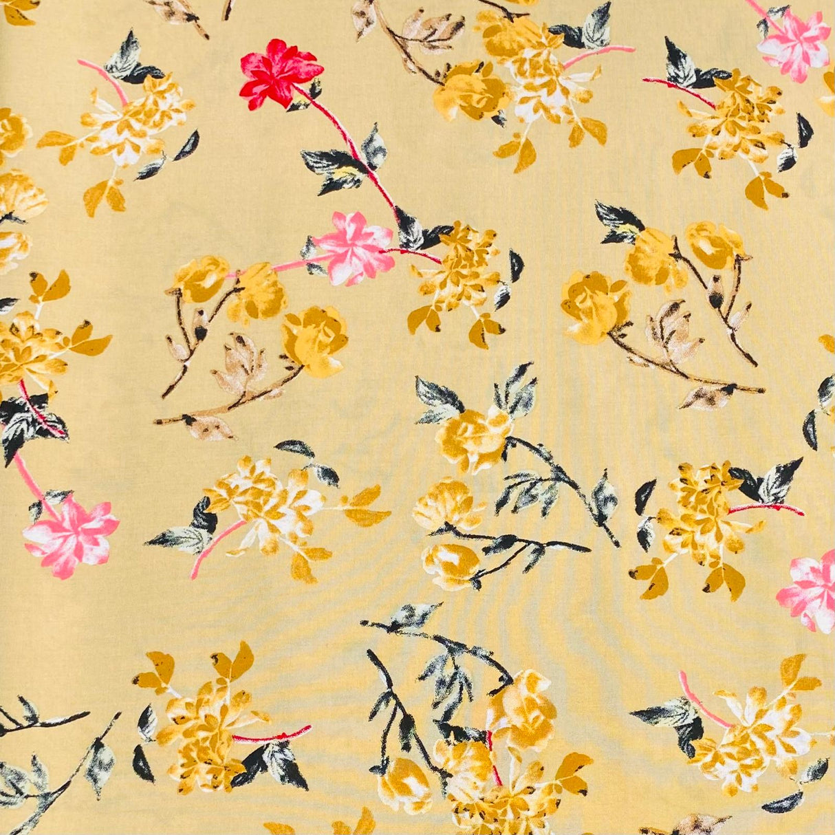 3 Metres, Printed Summer Dressmaking Viscose Fabric - 55" Wide (Viscose 28)