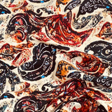3 Metres, Printed Summer Dressmaking Viscose Fabric - 55" Wide (Viscose 22)