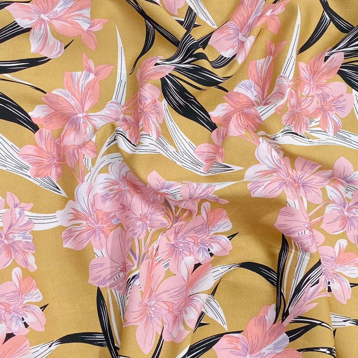 3 Metres, Printed Summer Dressmaking Viscose Fabric - 55" Wide (Viscose 23)