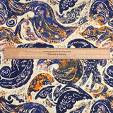 3 Metres, Printed Summer Dressmaking Viscose Fabric - 55" Wide (Viscose 40)