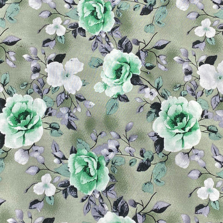 3 Metres, Printed Summer Dressmaking Viscose Fabric - 55" Wide (Viscose 35)