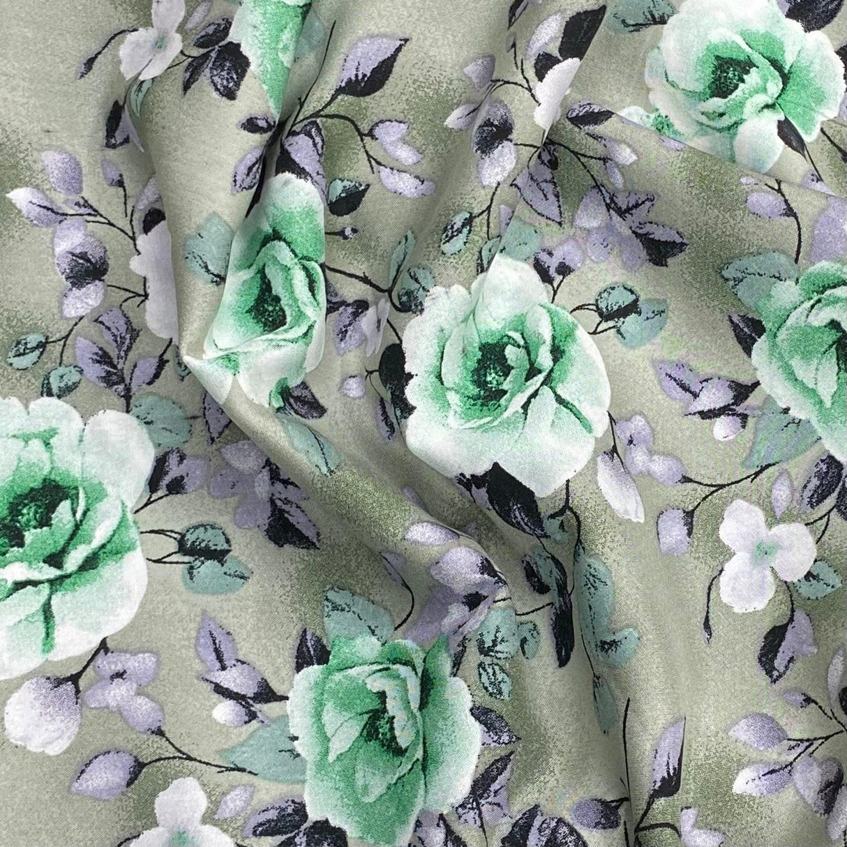 3 Metres, Printed Summer Dressmaking Viscose Fabric - 55" Wide (Viscose 35)