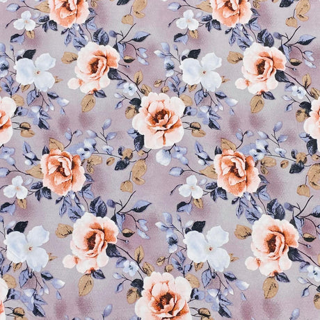 3 Metres, Printed Summer Dressmaking Viscose Fabric - 55" Wide (Viscose 46)