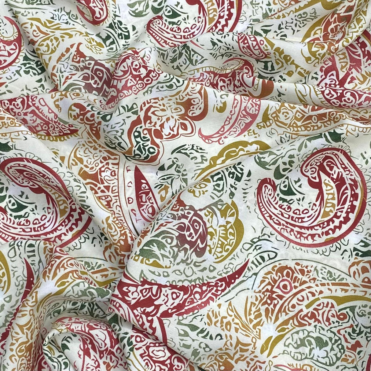 3 Metres, Printed Summer Dressmaking Viscose Fabric - 55" Wide (Viscose 55)
