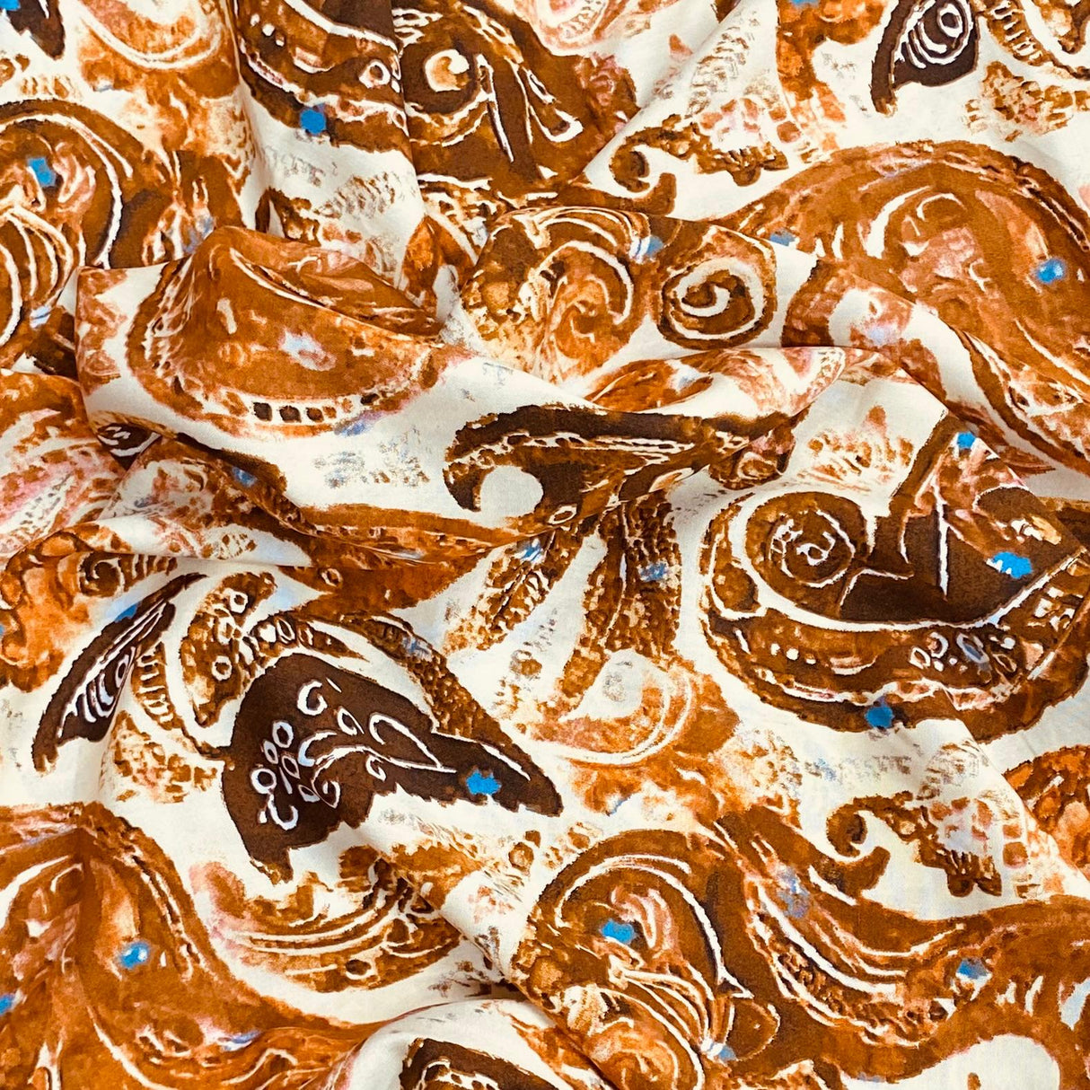 3 Metres, Printed Summer Dressmaking Viscose Fabric - 55" Wide (Viscose 60)