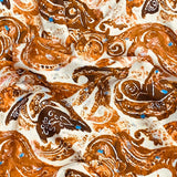 3 Metres, Printed Summer Dressmaking Viscose Fabric - 55" Wide (Viscose 60)