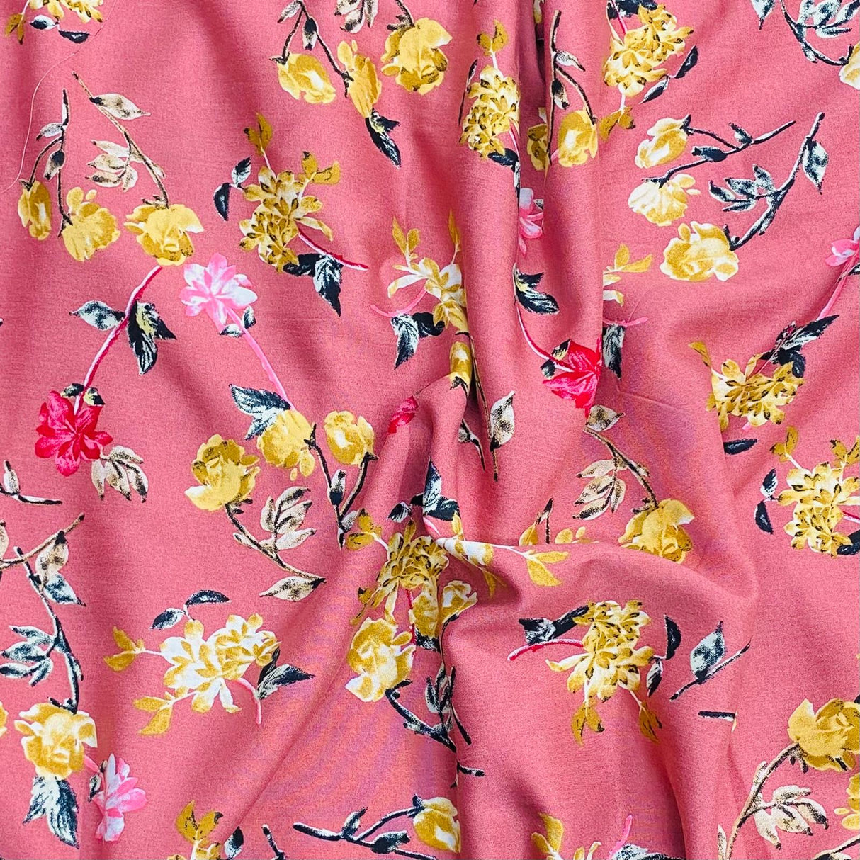3 Metres, Printed Summer Dressmaking Viscose Fabric - 55" Wide (Viscose 59)