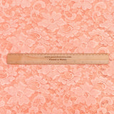 3 Metres Luxurious Rachelle Lace- 55" Wide (Peach)
