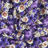 3 Metres, Printed Summer Dressmaking Viscose Fabric - 55" Wide (Viscose 62)