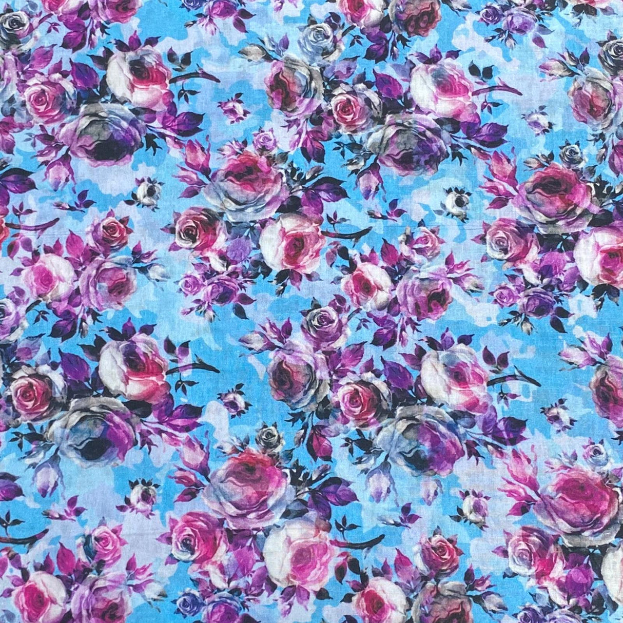 Per Metre 100% Digital Cotton Print - (Print 26)
