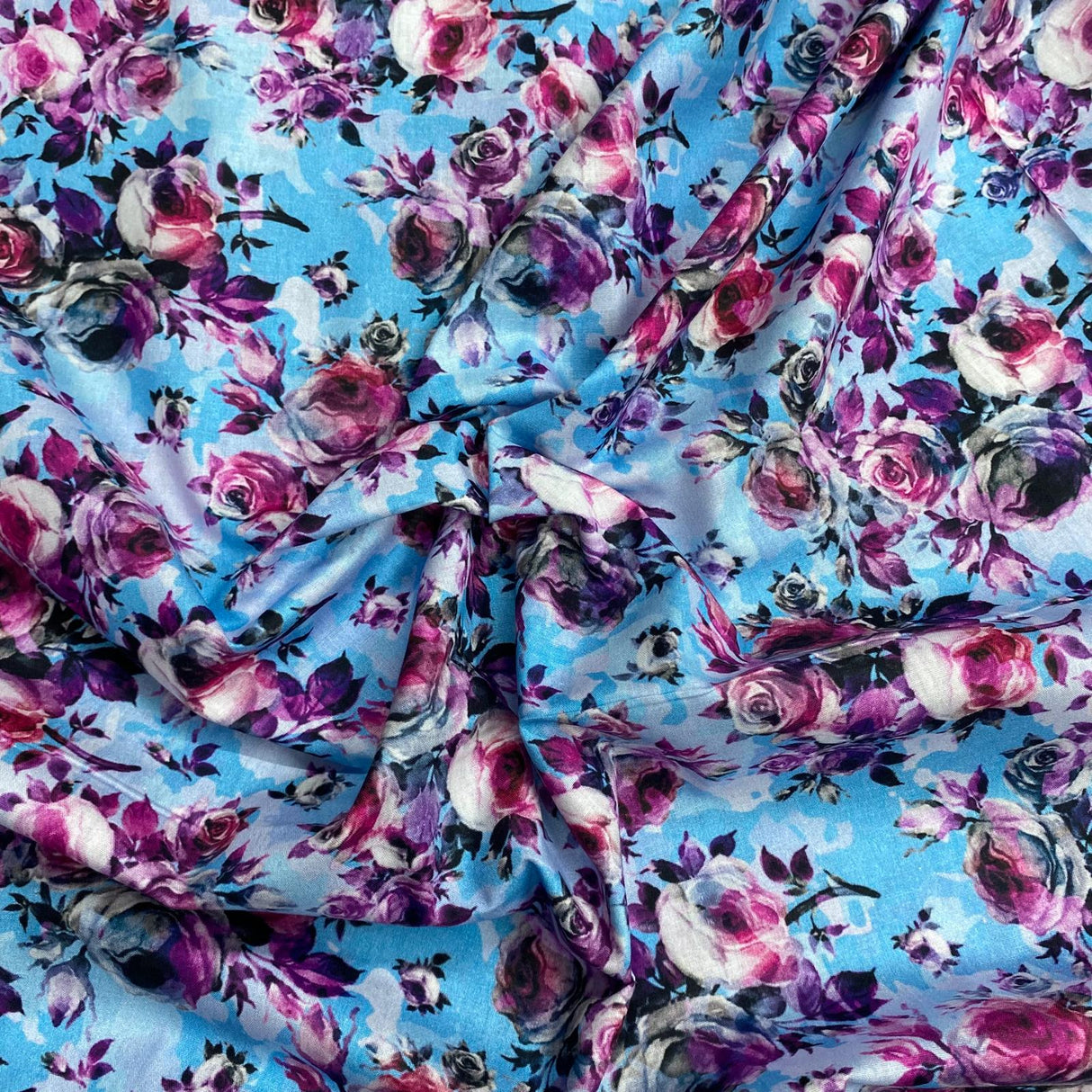 Per Metre 100% Digital Cotton Print - (Print 26)