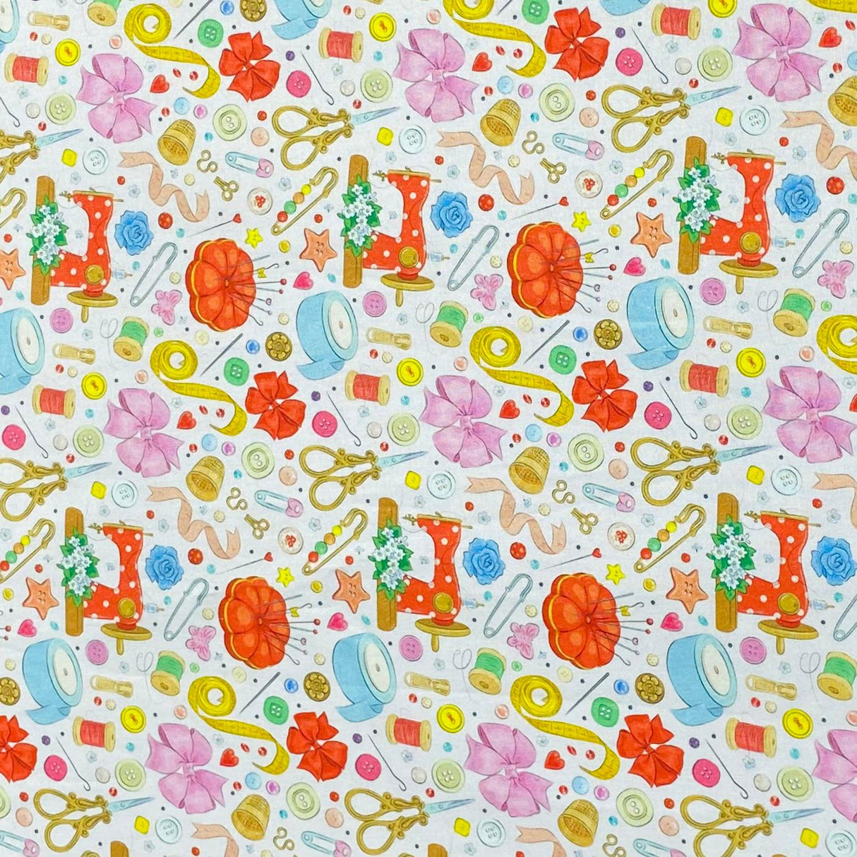 Per Metre 100% Digital Cotton Print - (Print 34)