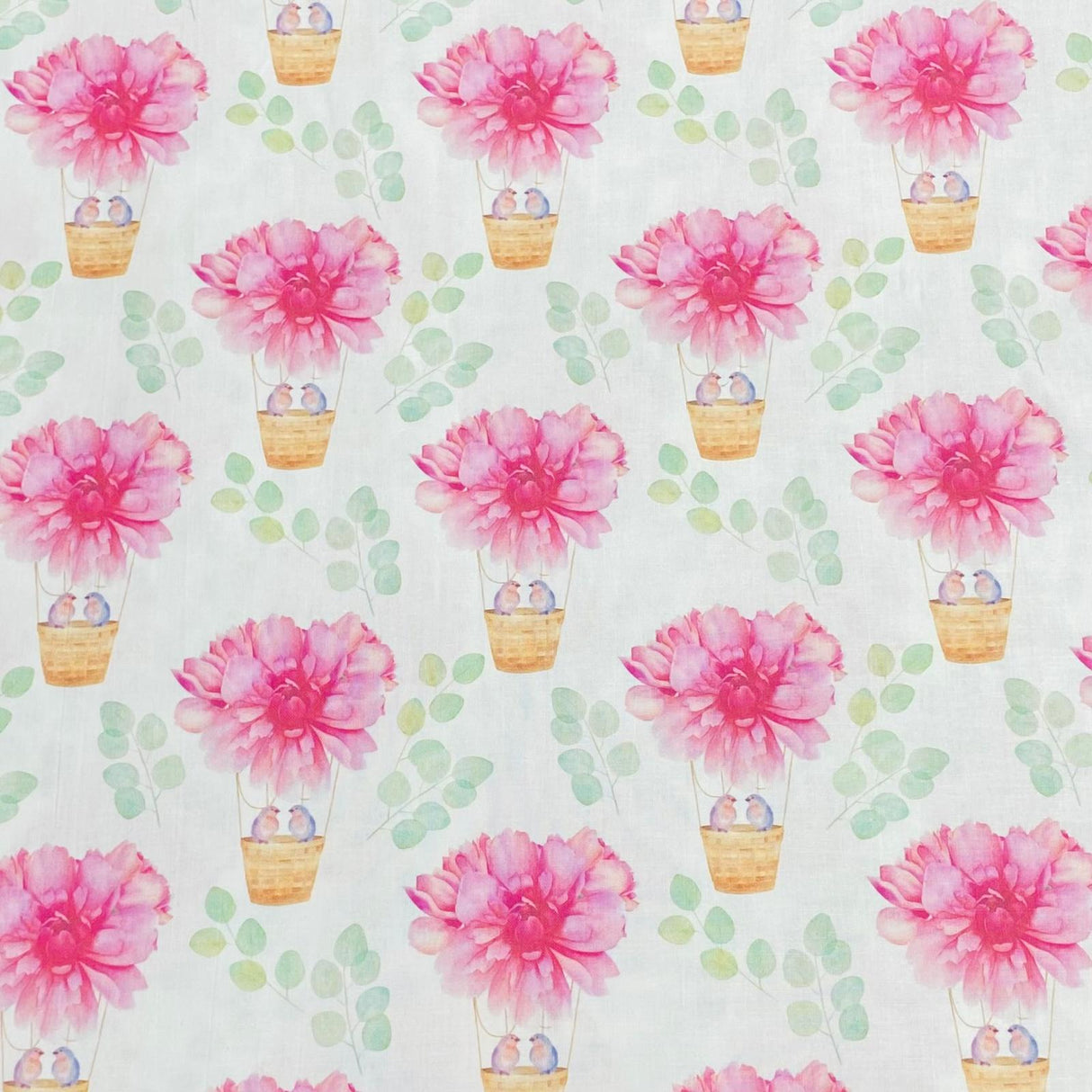 Per Metre 100% Digital Cotton Print - (Print 39)