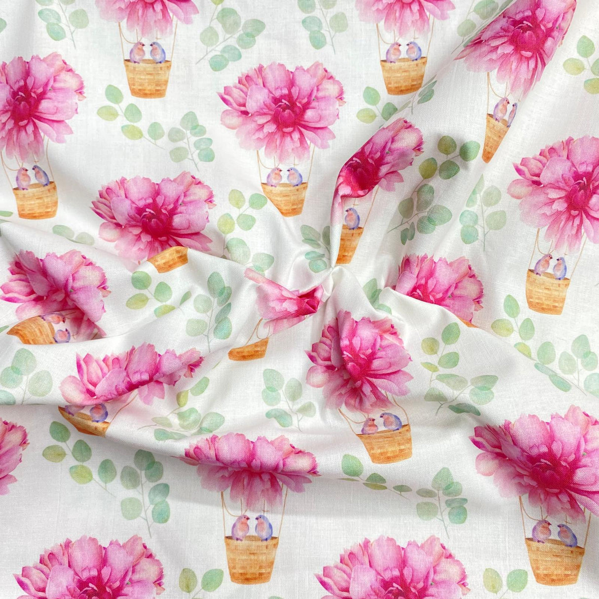 Per Metre 100% Digital Cotton Print - (Print 39)