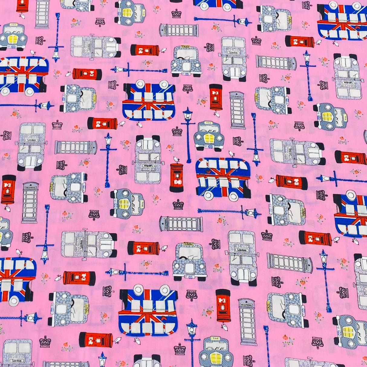 Per Metre 100% Digital Cotton Print - (Print 61)