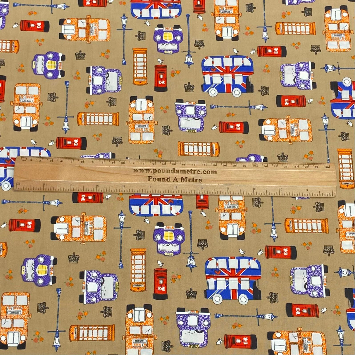 Per Metre 100% Digital Cotton Print - (Print 42)