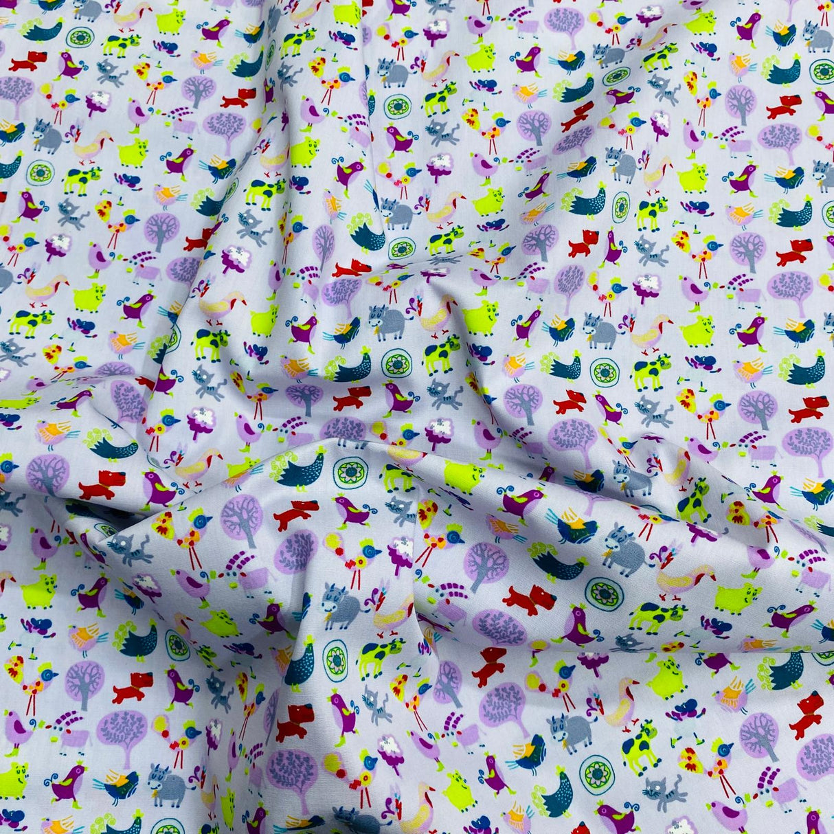 Per Metre 100% Digital Cotton Print - (Print 48)