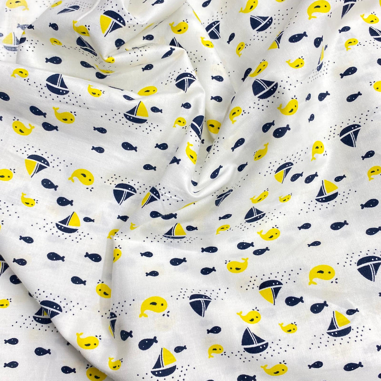 Per Metre 100% Digital Cotton Print - (Print 57)