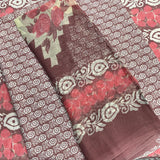 7.5 Metres Crepe Fabric Bundle - 45" Wide- 3 Pieces (Design 11)