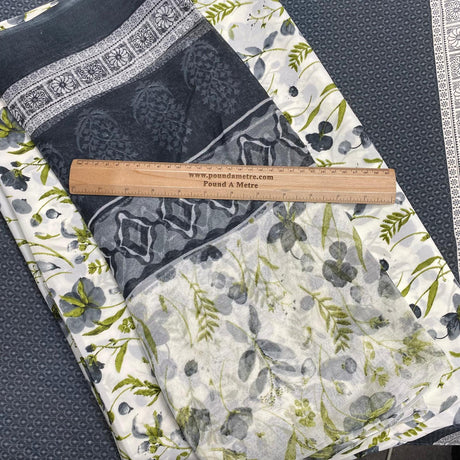7.5 Metres Crepe Fabric Bundle - 45" Wide- 3 Pieces (Design 10)