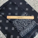 7.5 Metres Crepe Fabric Bundle - 45" Wide- 3 Pieces (Design 13)
