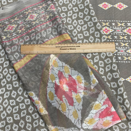 7.5 Metres Crepe Fabric Bundle - 45" Wide- 3 Pieces (Design 16)