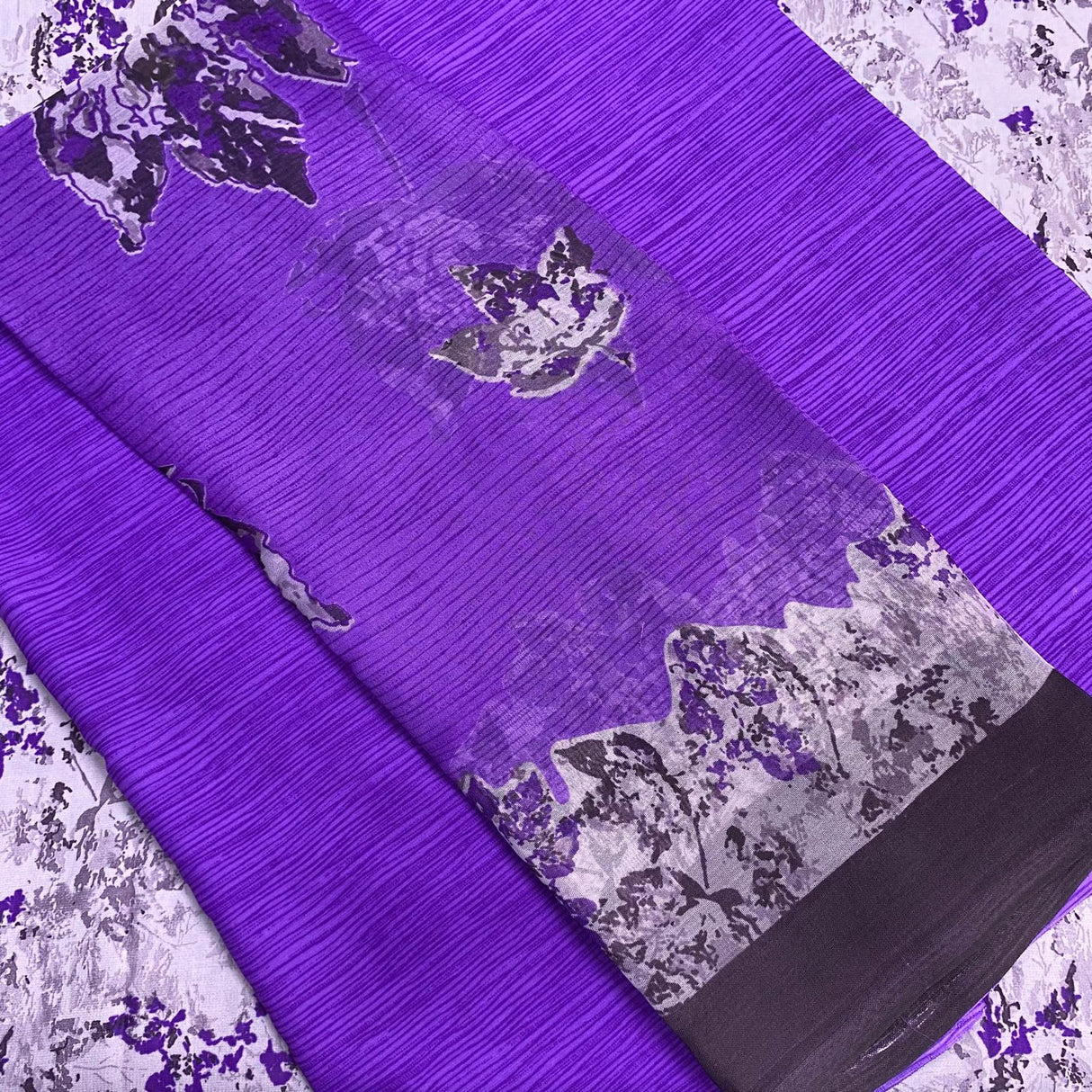 7.5 Metres Crepe Fabric Bundle - 45" Wide- 3 Pieces (Design 19)