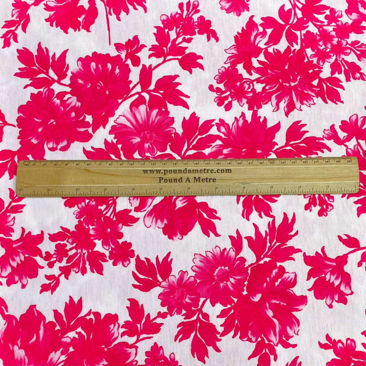 3 Metre Luxurious Soft Viscose Jersey - 60"-  (Pink & White)