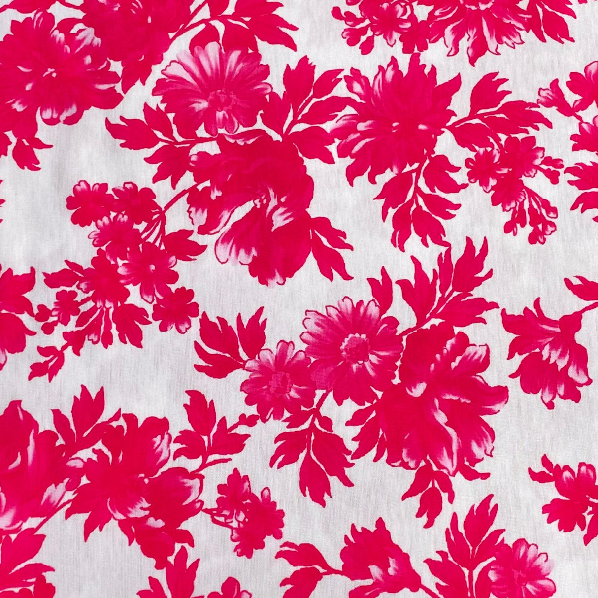 3 Metre Luxurious Soft Viscose Jersey - 60"-  (Pink & White)