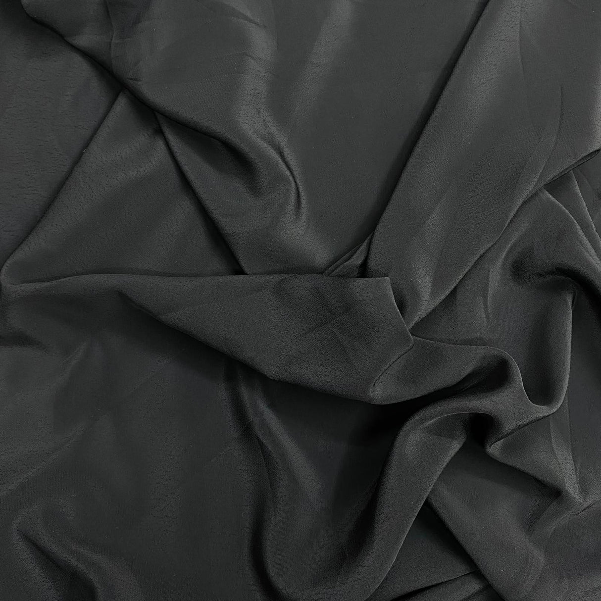 3 Metres Luxurious Crepe Duchenne 60' Wide (Black)