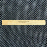 3 Metres Metallic Cutwork Jersey 60' wide (Black)