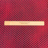 3 Metres Metallic Cutwork Jersey 60' wide (Red)
