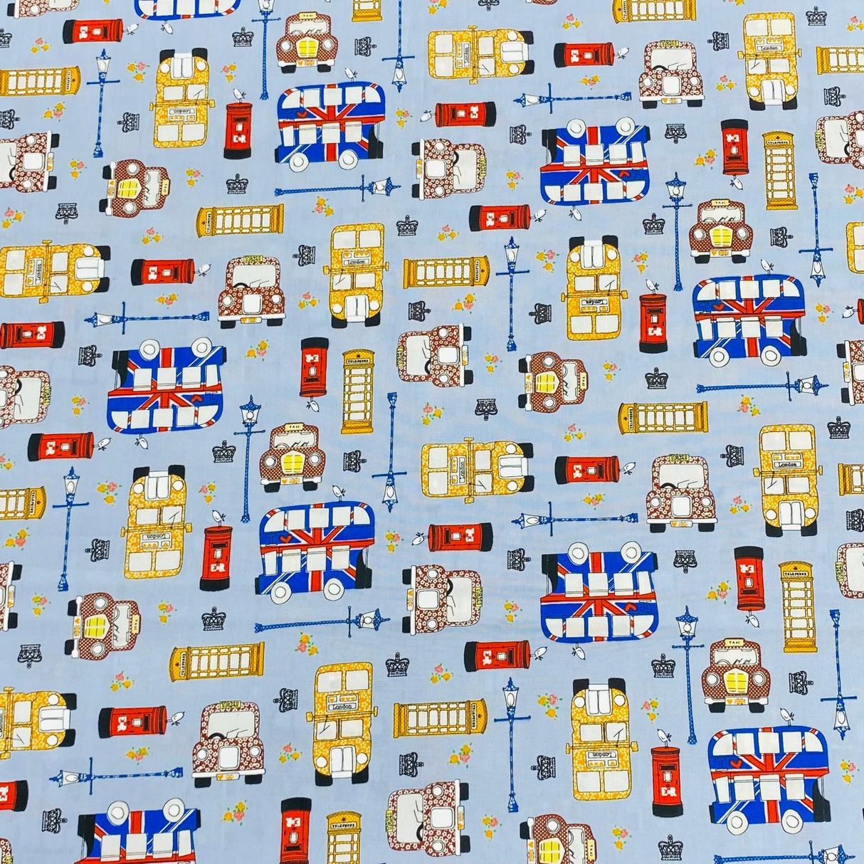 Per Metre 100% Digital Cotton Print - (Print 99)
