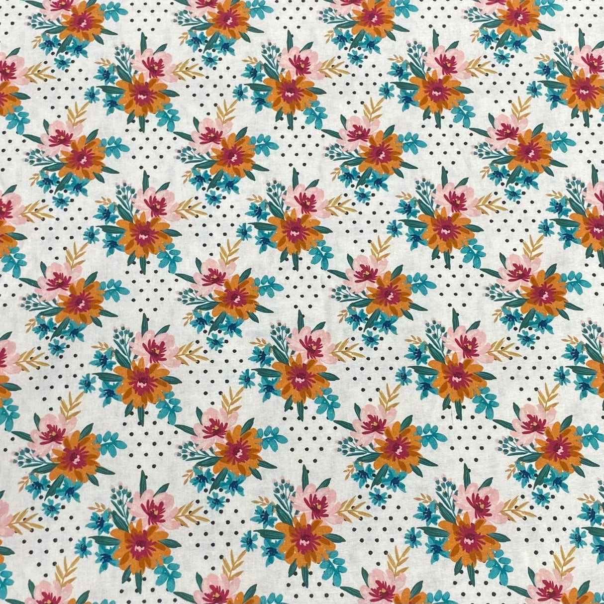 Per Metre 100% Digital Cotton Print - (Print 89)