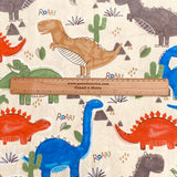 Per Metre High Quality Brushed Cotton - 45" Wide (Roar)