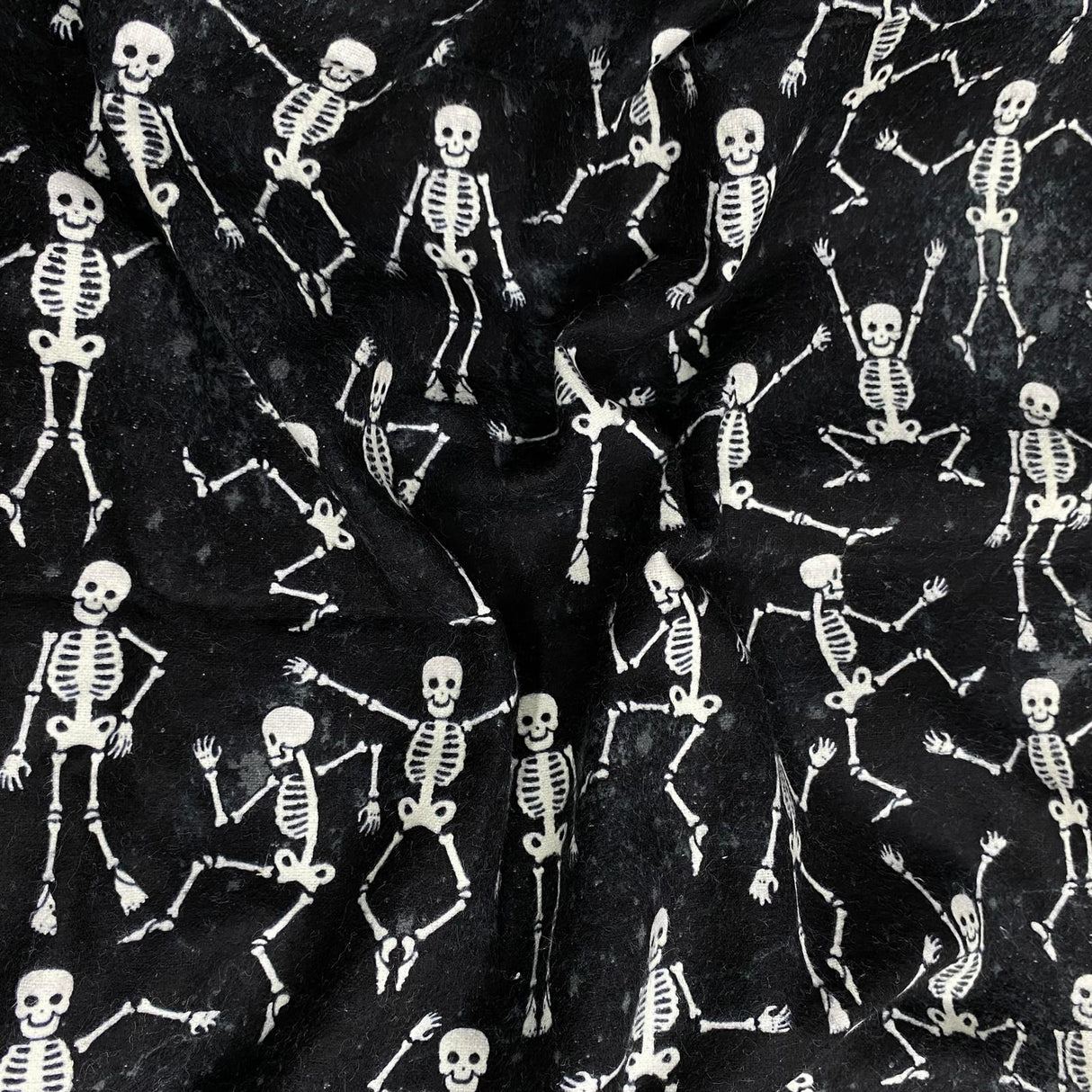 Per Metre High Quality Brushed Cotton - 45" Wide (Skeleton)