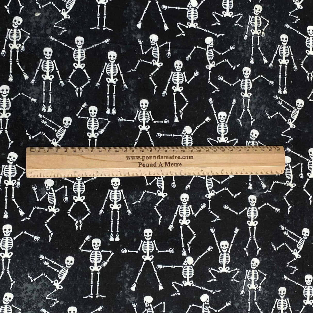 Per Metre High Quality Brushed Cotton - 45" Wide (Skeleton)