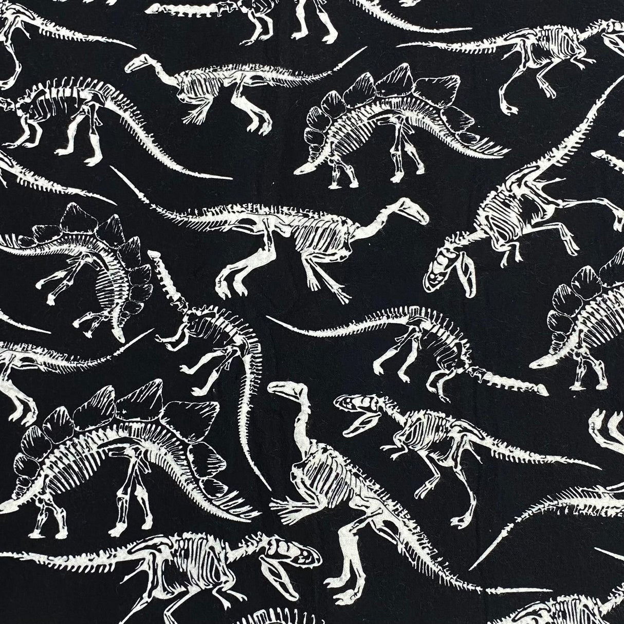Per Metre High Quality Brushed Cotton - 45" Wide (Bones)