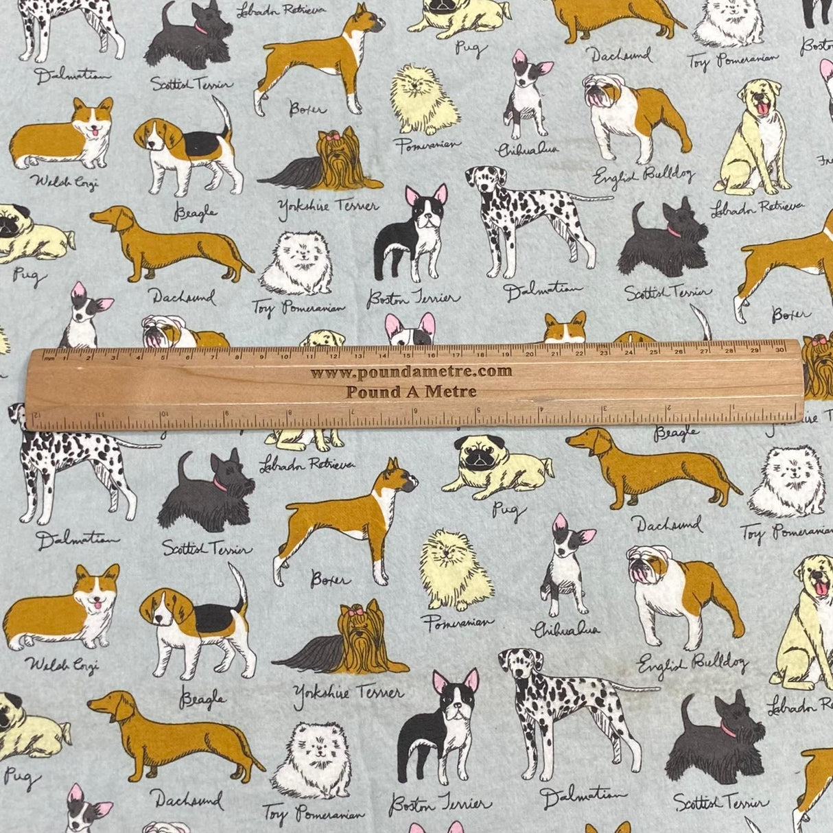 Per Metre High Quality Brushed Cotton - 45" Wide (Different)