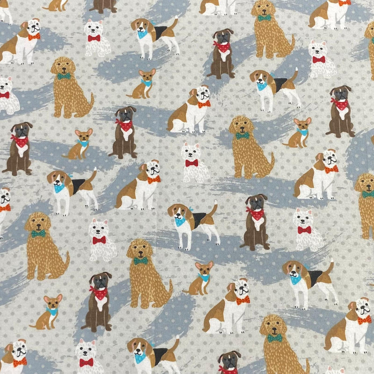 Per Metre High Quality Brushed Cotton - 45" Wide (Dog)