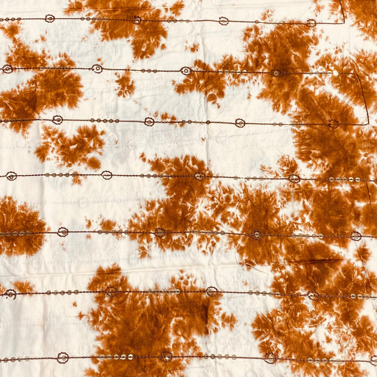 3 Metres, Luxury Tie-Dye Sequin On Rayon- 44'' Wide (Sale 101)