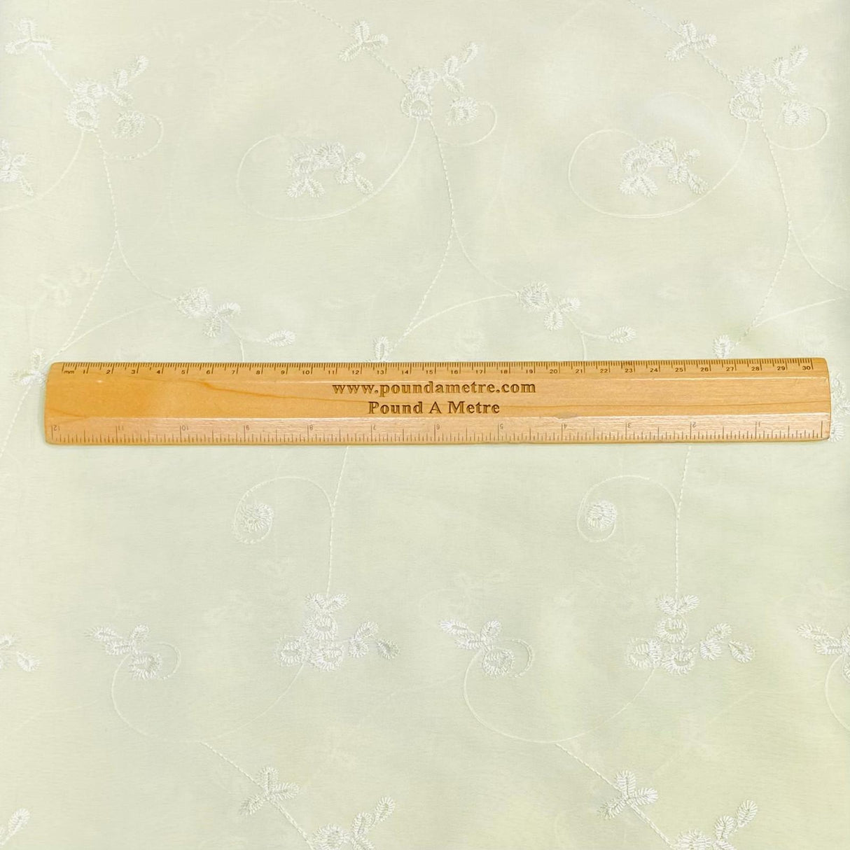 3 Metres Luxurious Dressmaking Embroidery  Crepe 45" wide (Sale 118)
