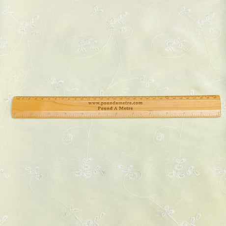 3 Metres Luxurious Dressmaking Embroidery  Crepe 45" wide (Sale 118)