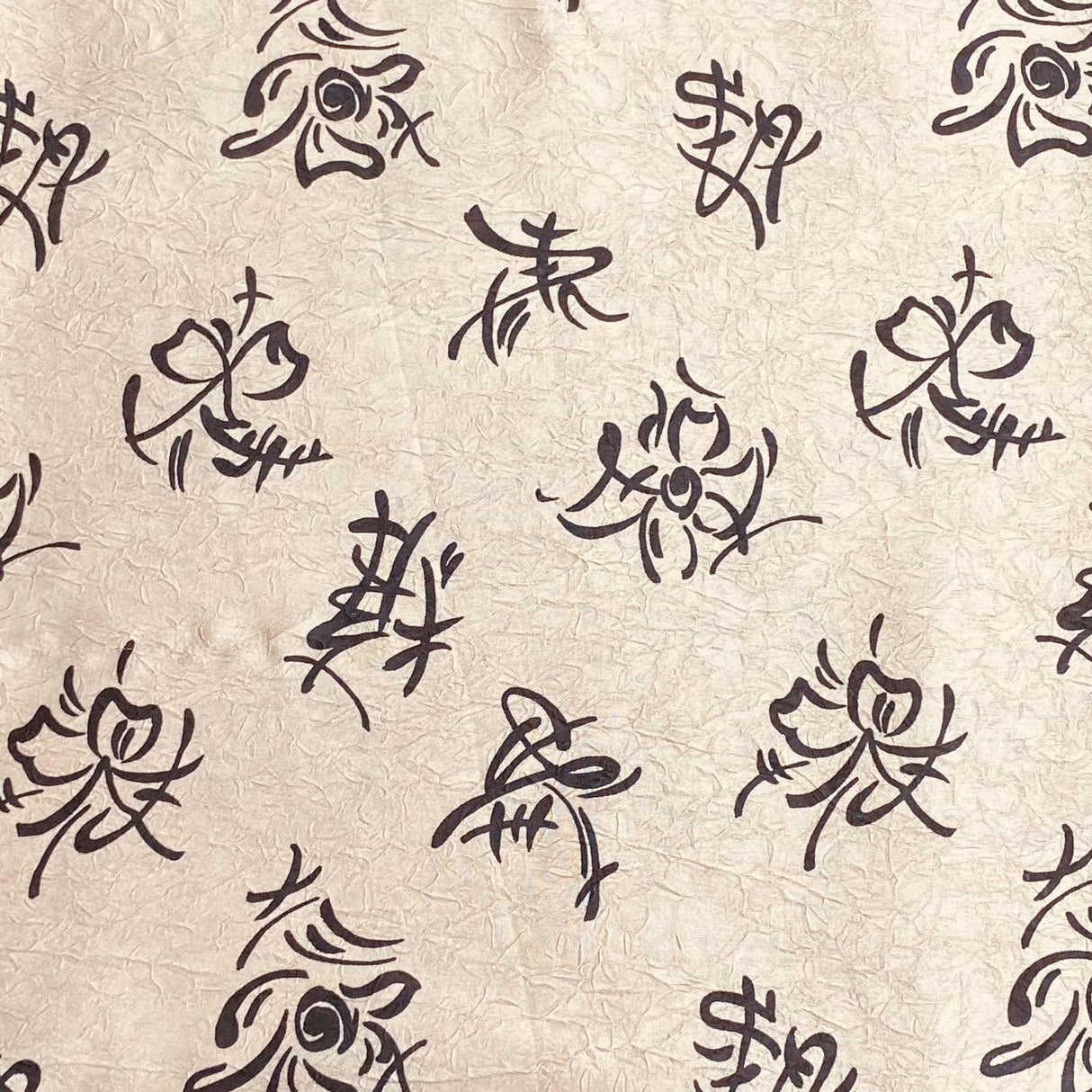 3 Metres Luxurious Dressmaking Embroidery  Crepe 45" wide (Sale 117)