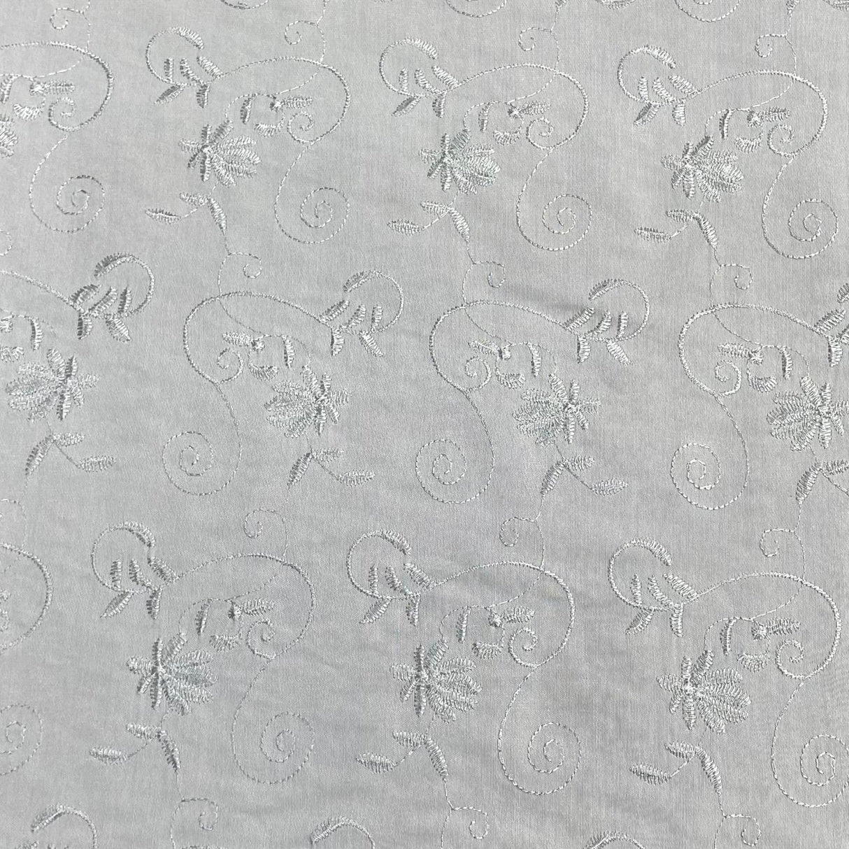 3 Metres Luxurious Dressmaking Embroidery  Crepe 45" wide (Sale 114)