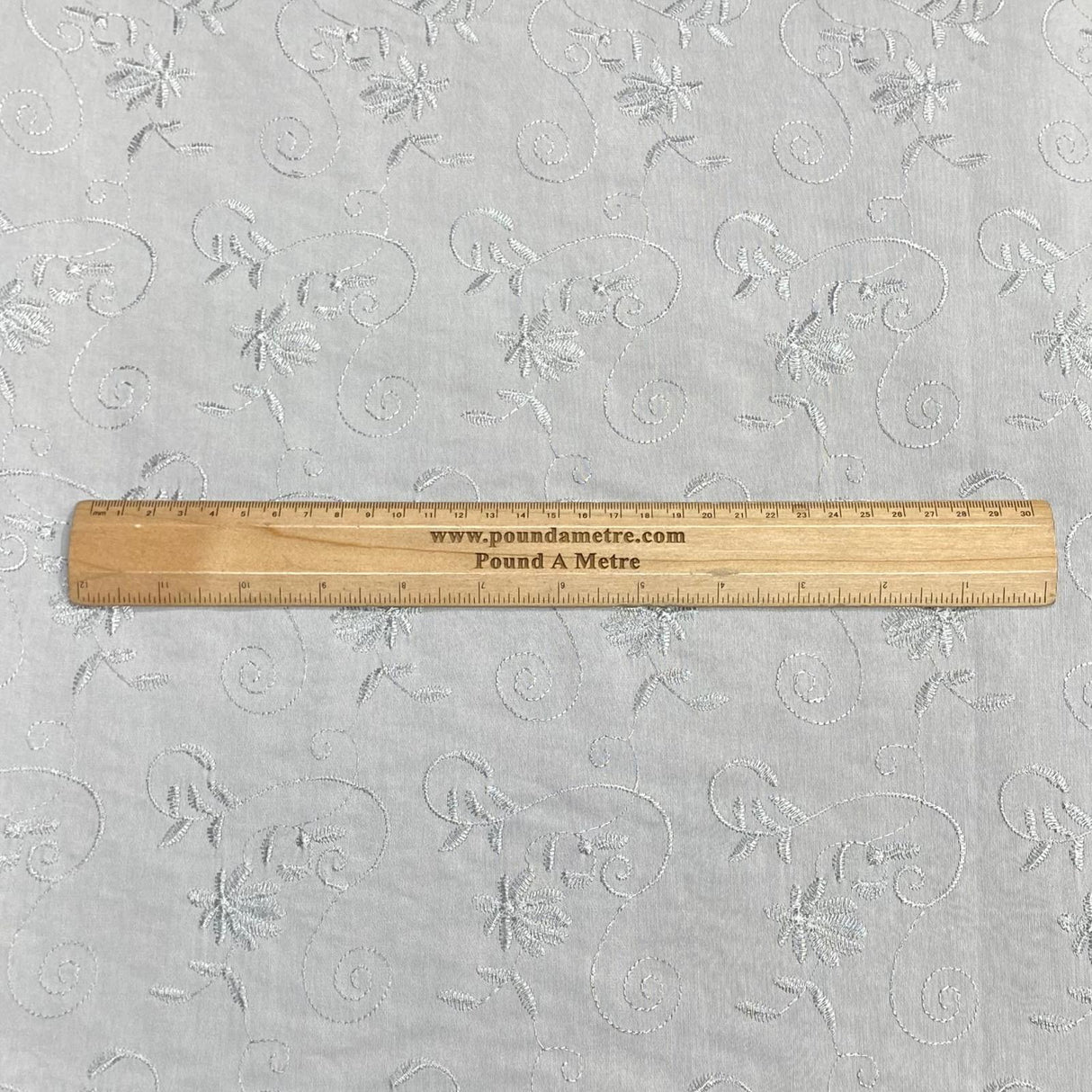 3 Metres Luxurious Dressmaking Embroidery  Crepe 45" wide (Sale 114)